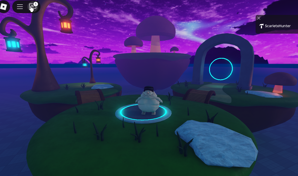 Floating Isles Portal Scene