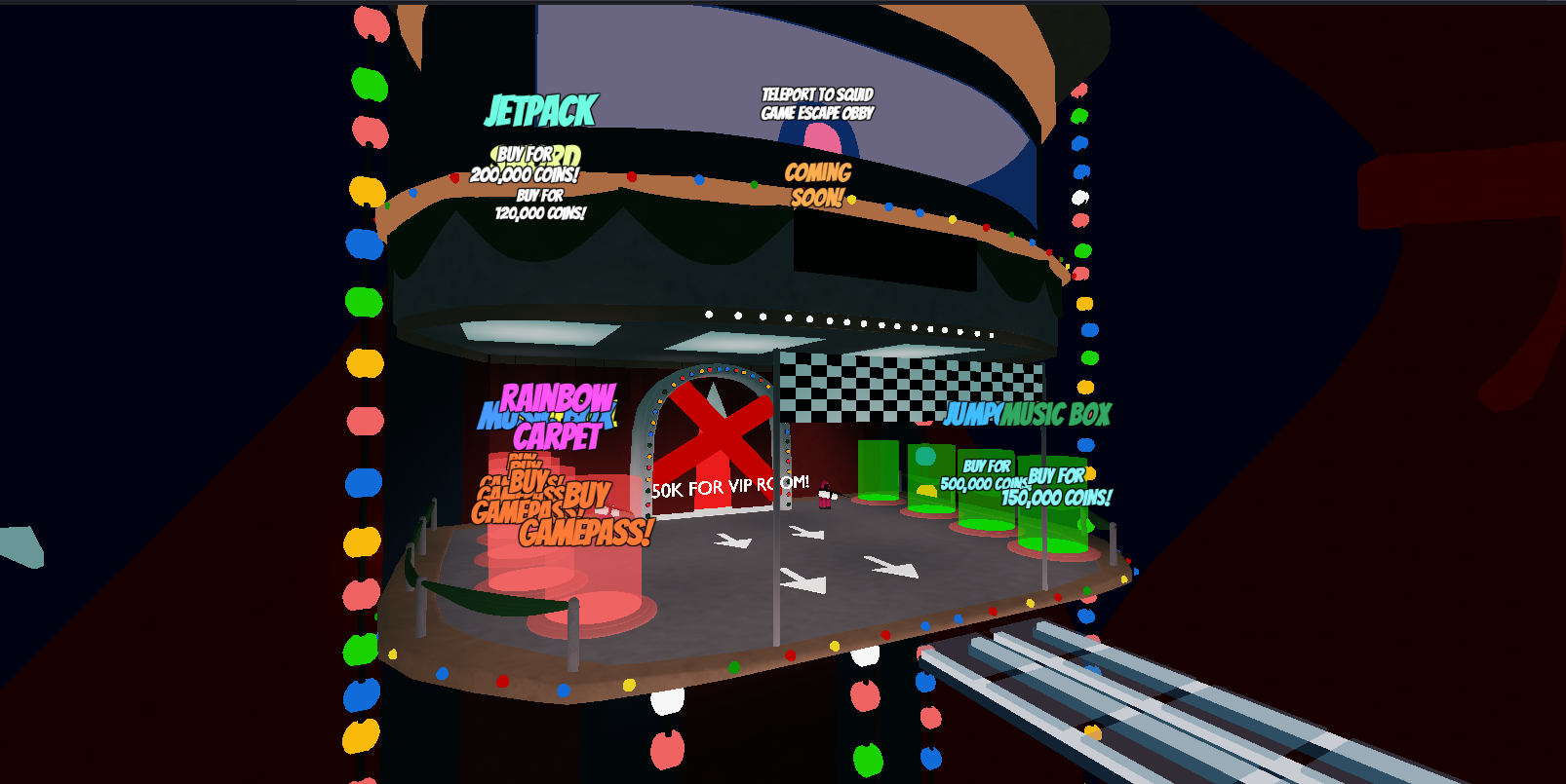 Low Poly Squid Games Map