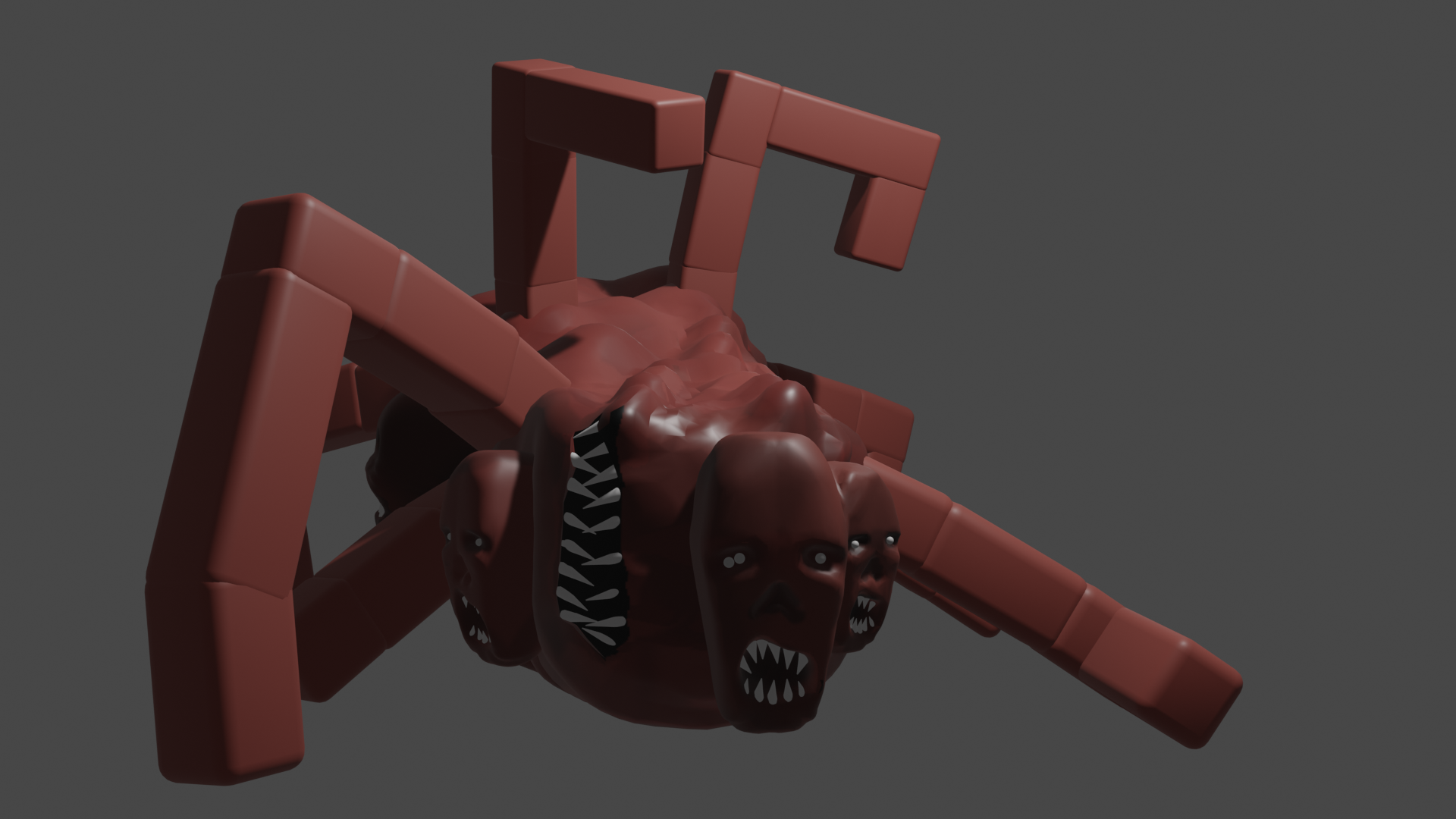 Low Poly SCP Creature / Anomaly Model